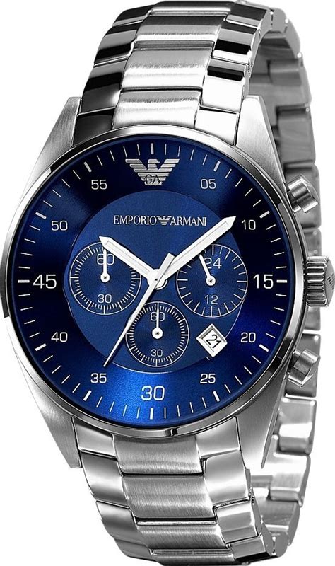 relógio emporio armani ar5860 azul original|More.